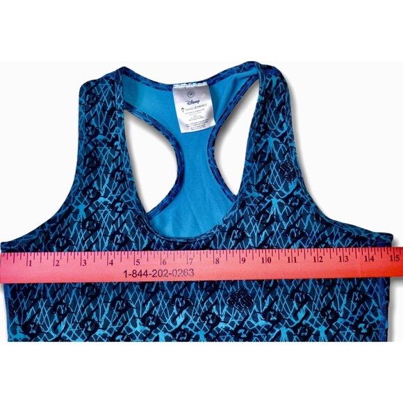 IVIVVA LULULEMON ATHLETICA Girls Tank Top Blue Disney Shake It Up Size 14 - Picture 5 of 9